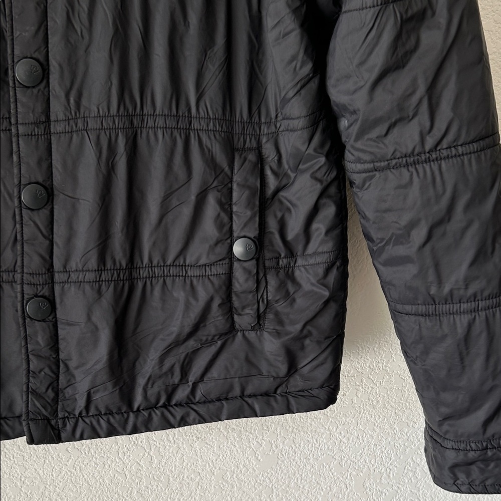 Men's Black Insulated Coat Race Face size L - Picture 2 of 13